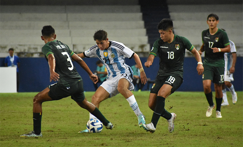 Con gol de Valentino Acuña, Argentina ganó y es líder de su grupo en el Sub 17