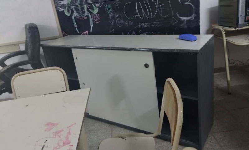Desvalijaron un área de la escuela Gurruchaga: se llevaron elementos por 50 millones de pesos