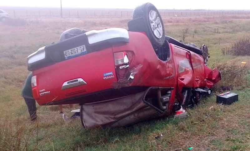 Una mujer perdió la vida tras accidente sobre la ruta 33, a la altura de Elortondo