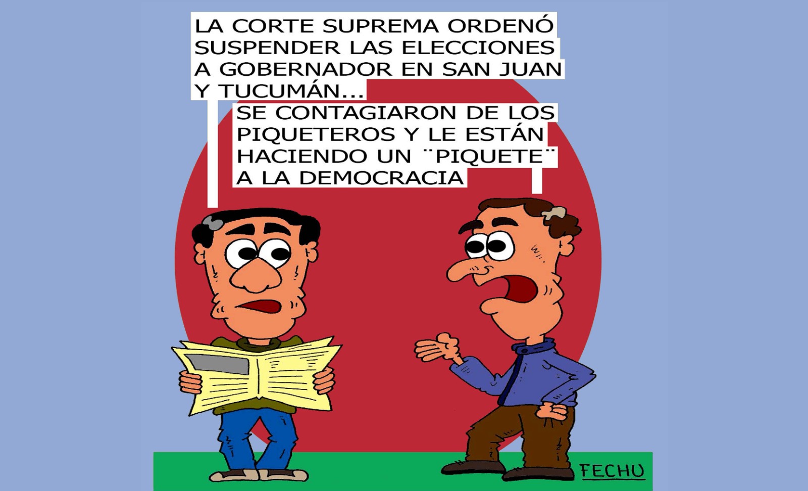 Piquete a la democracia