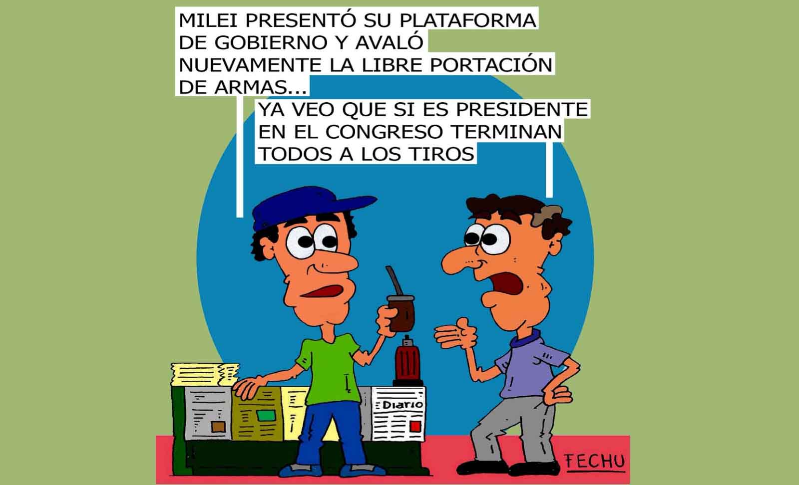 A los tiros