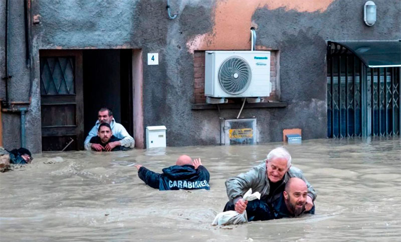 Inundaciones: el Papa expresó su cercanía a las víctimas del «impresionante desastre»