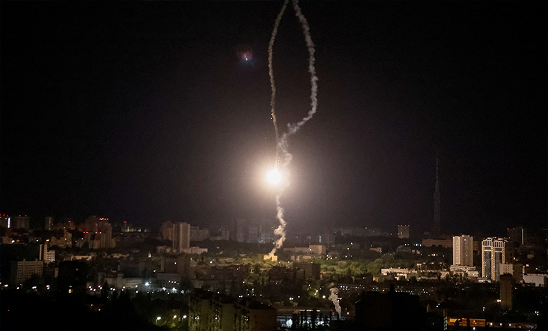 Rusia lanzó un impresionante ataque aéreo contra Kiev