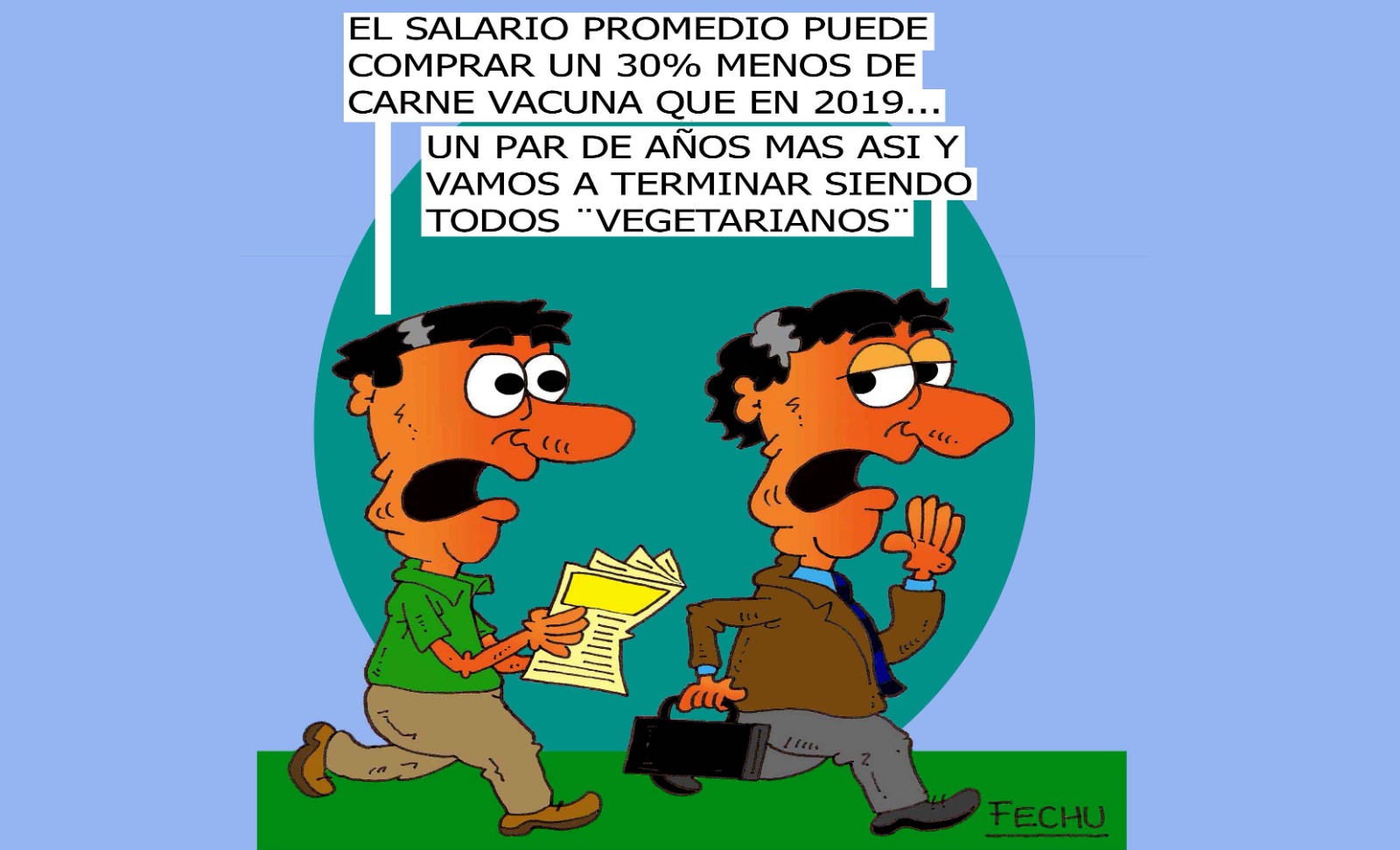 Vegetarianos por obligación