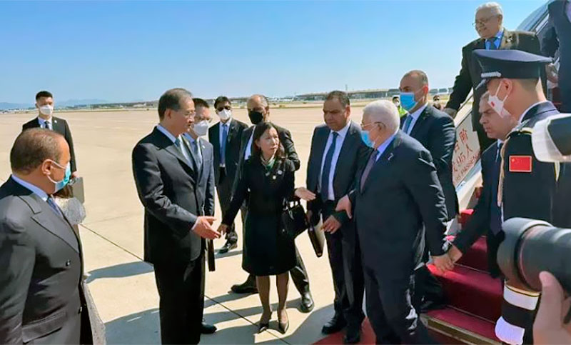 El líder palestino Abbas llega a China para hablar del conflicto con Israel y los lazos bilaterales