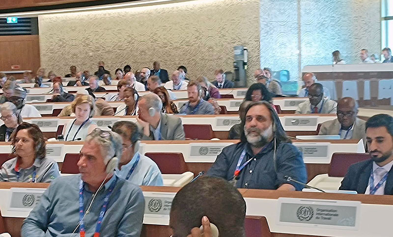 Roberto Baradel planteó el debate por el salario mínimo en la Conferencia Internacional del Trabajo