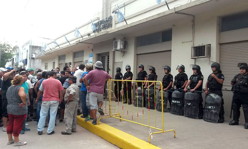 El conflicto de los municipales de Las Rosas tiene una tregua por el dictado de la conciliación obligatoria