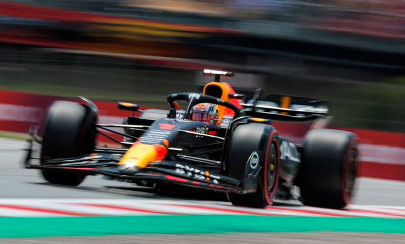 Verstappen tuvo el mejor tiempo en los ensayos del Gran Premio de España
