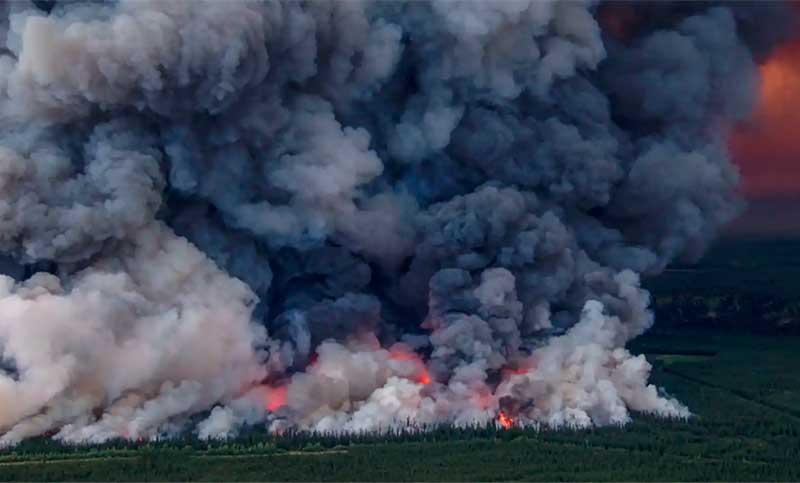 Incendios forestales en Canadá: el humo llegó hasta Noruega