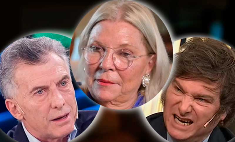 Carrió afirma que Macri busca una alianza con Milei para «realizar un ajuste brutal y reprimir»