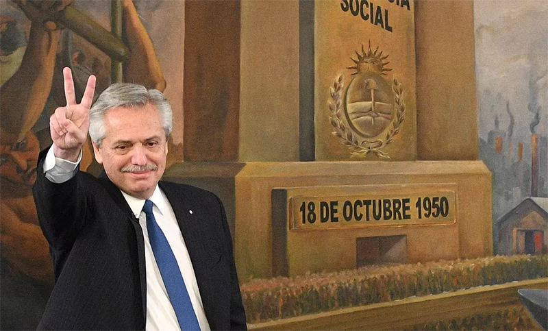 Fernández recordó a Perón y pidió «unidad y organización» en el PJ