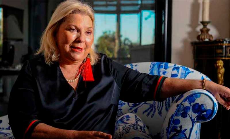 Carrió se descompensó durante una recorrida en Esperanza y debió ser internada