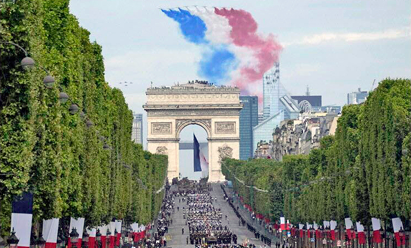 Francia celebra su Fiesta Nacional con un importante despliegue de seguridad