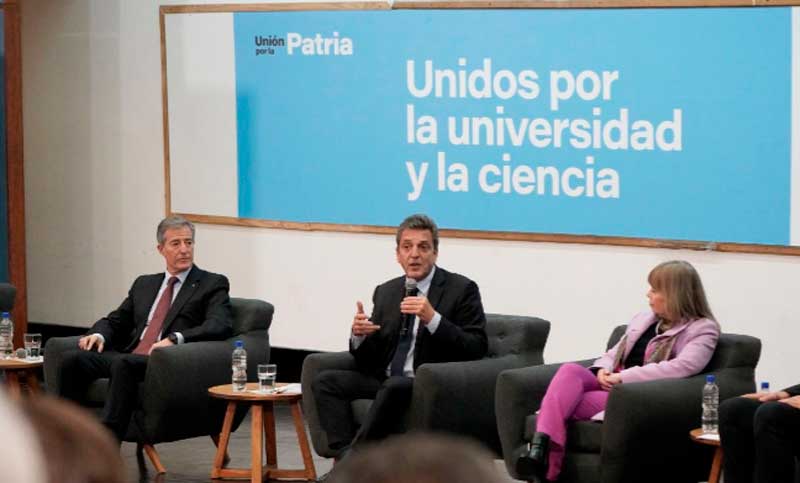 Massa: «Para Unión por la Patria la Universidad Pública es un orgullo y vamos a defenderla»