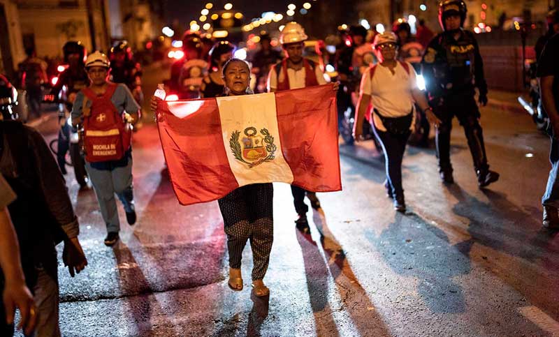 El Gobierno peruano pidió perdón por los muertos durante la represión de las protestas