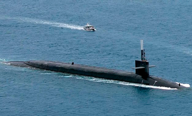 Por primera vez en 40 años, un submarino nuclear de Estados Unidos hizo escala en Corea del Sur