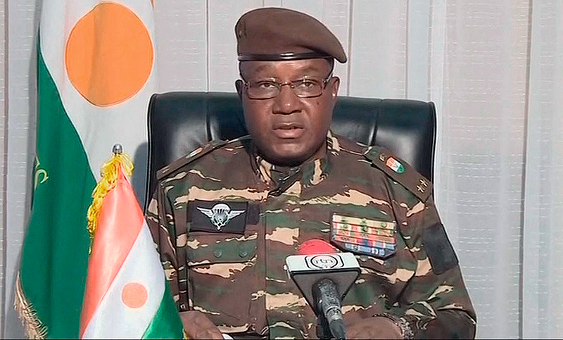 El general Tchiani se presentó este viernes como el nuevo hombre fuerte de Níger