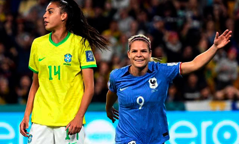 Mundial femenino: Francia dio el batacazo ante Brasil