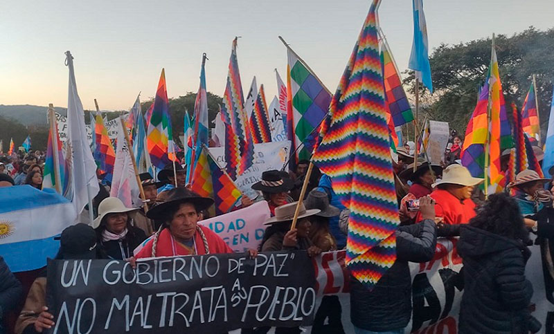 Arrancó desde Jujuy la caravana del “Malón por la Paz” contra la reforma judicial impuesta por Morales