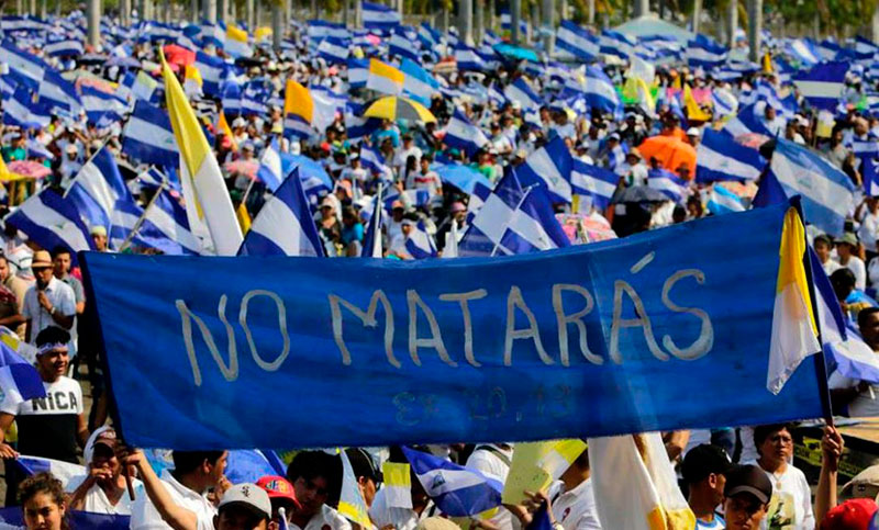 Sacerdotes católicos protestaron por su situación en Nicaragua