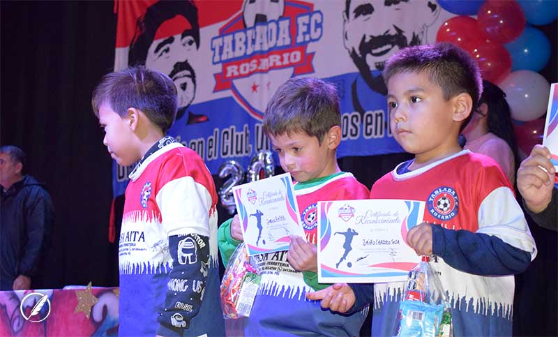 Tablada Fútbol Club: brindó reconocimiento a más de 150 jugadores