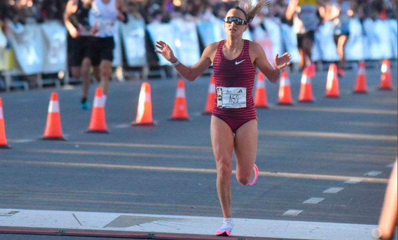 Florencia Borelli logró un nuevo récord argentino y sudamericano en la media maratón de Buenos Aires