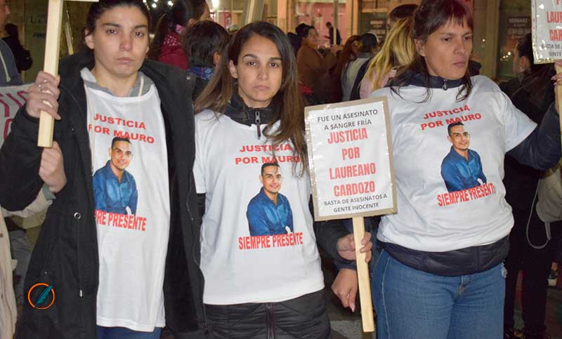 Amigos y familiares de Laureano Cardozo se concentraron para pedir justicia