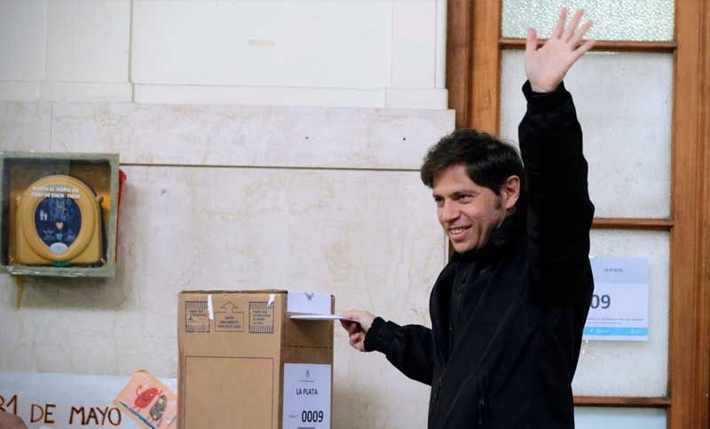 Kicillof: «No hay que quedarse en la casa, hay que ir a votar»