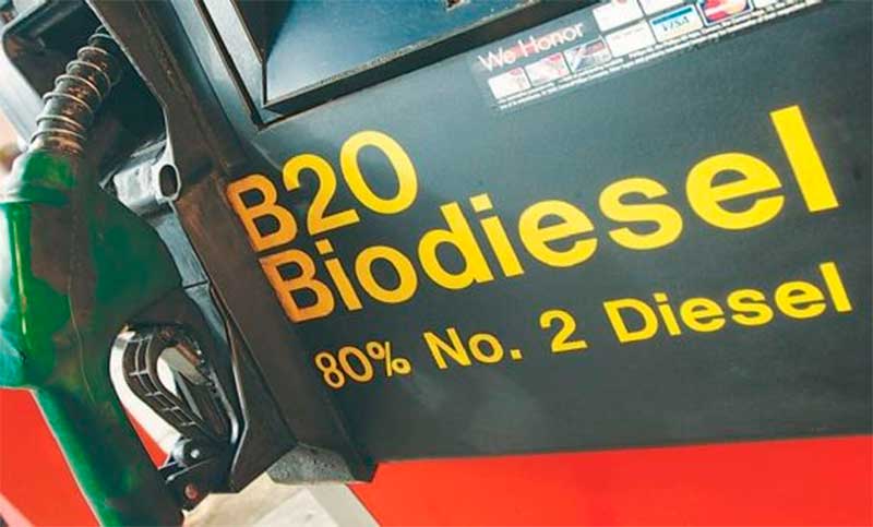 El precio de biodiesel destinado a su mezcla con gasoil aumentó 20%