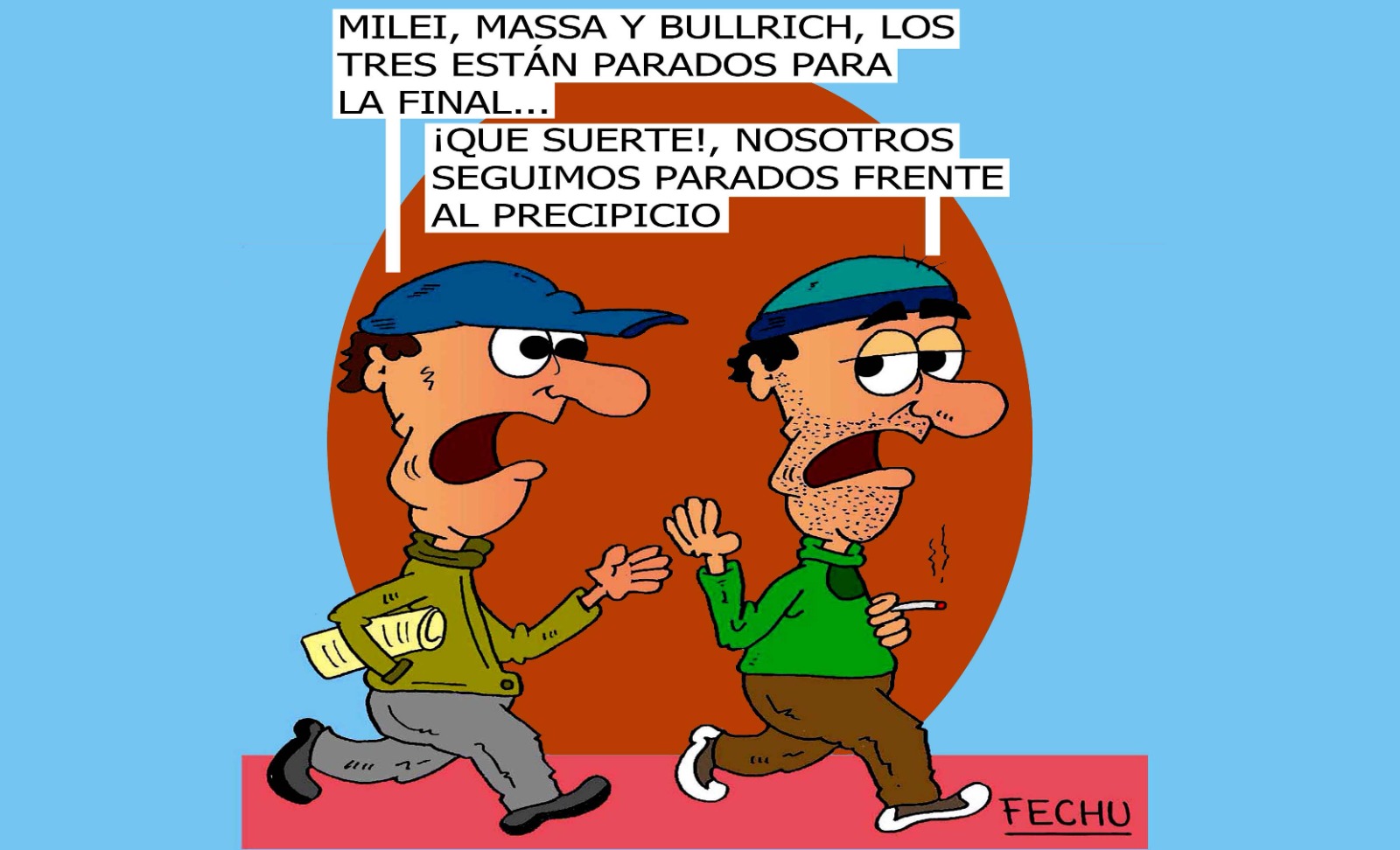 Parado en el medio de la vida