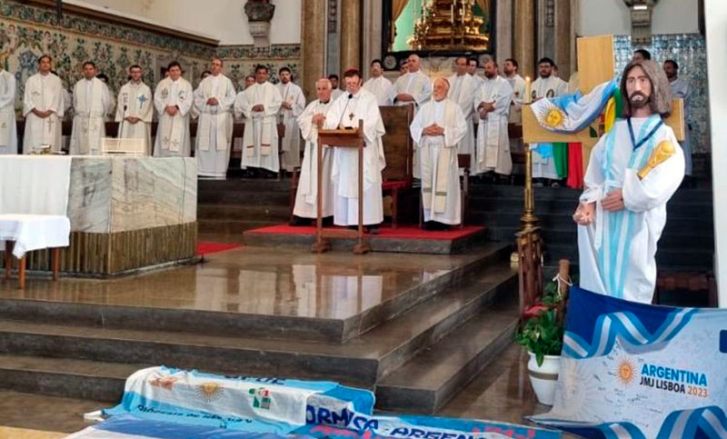 Misa de los Argentinos, en la primera jornada de la JMJ Lisboa 2023