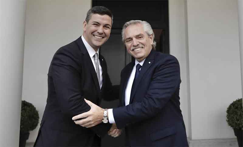 Alberto Fernández participó de la toma de posesión de Santiago Peña, nuevo presidente de Paraguay
