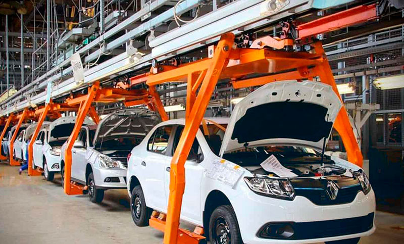 La producción nacional de vehículos creció casi 12% interanual en julio