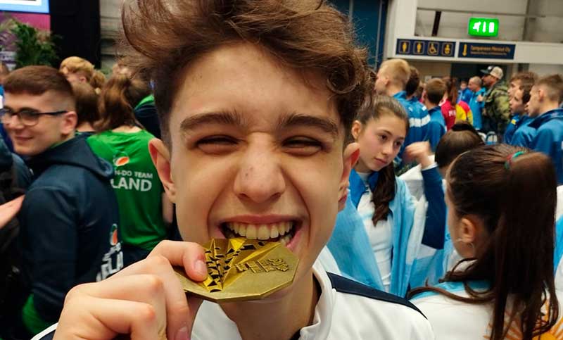 Valentino Daverio se consagró campeón mundial de taekwondo