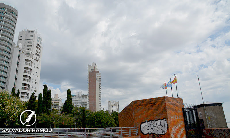 Fin de semana fresco y con cielo gris en Rosario