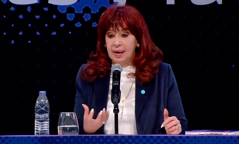 Cristina Fernández: «Massa dijo la verdad al país sobre el FMI»