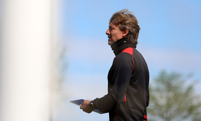 Heinze señaló que Glavinovich no juega y que está conforme con su equipo