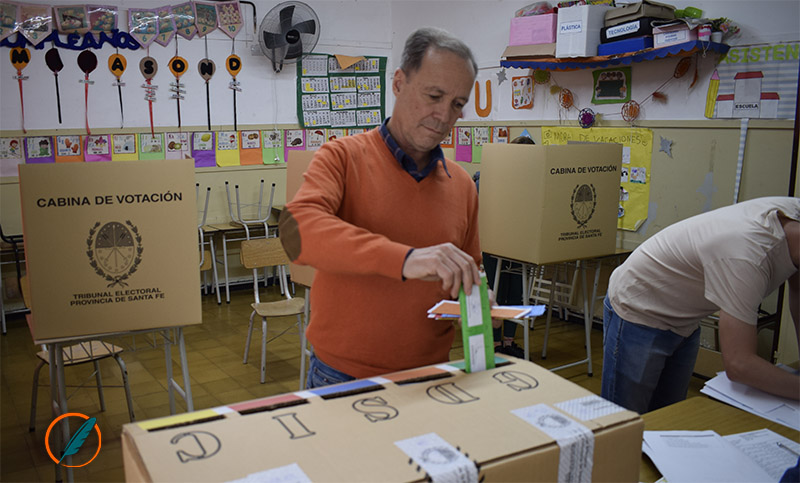 Votó Giustiniani: «Hicimos una campaña con pocos recursos, pero mucha convicción»