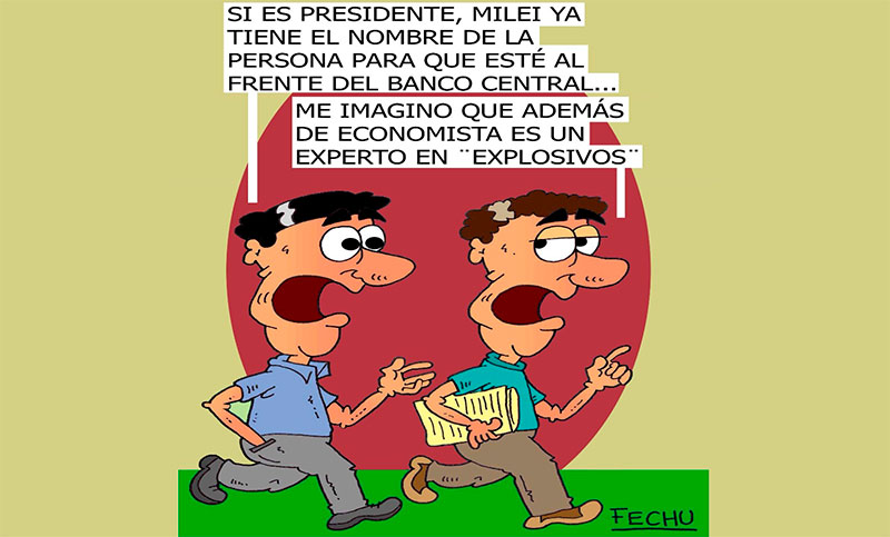 ¿Con la dinamita en el portafolio?