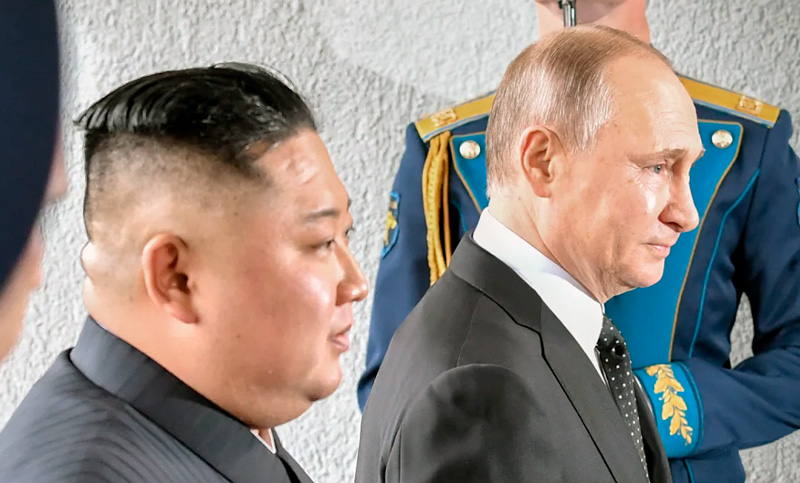 El líder norcoreano llegó a Rusia en su tren blindado para reunirse con Putin