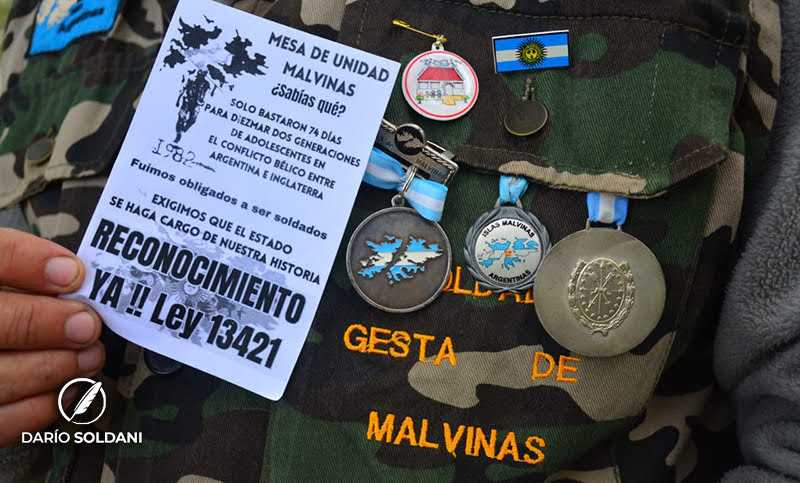 Ex movilizados de Malvinas siguen reclamando ser reconocidos como ex combatientes por el Estado