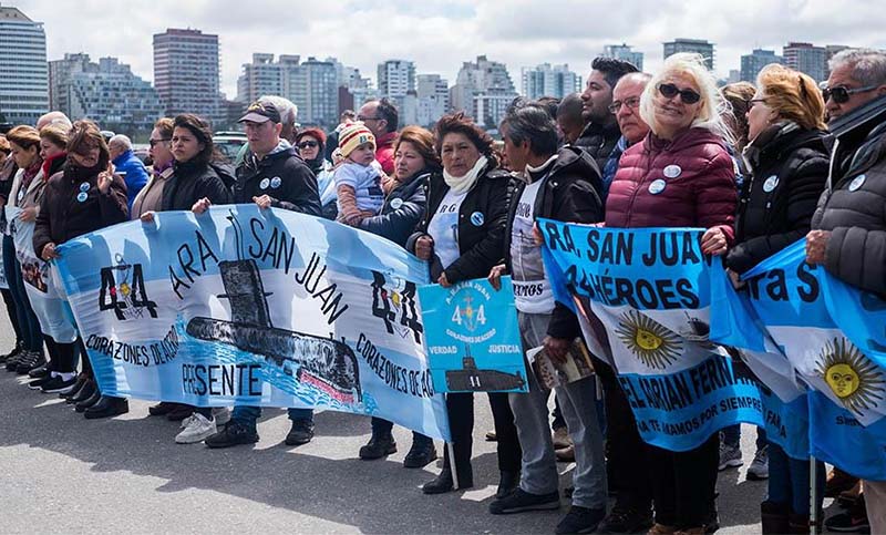 Familiares celebraron la media sanción al proyecto que instituye día para recordar a tripulantes del ARA San Juan