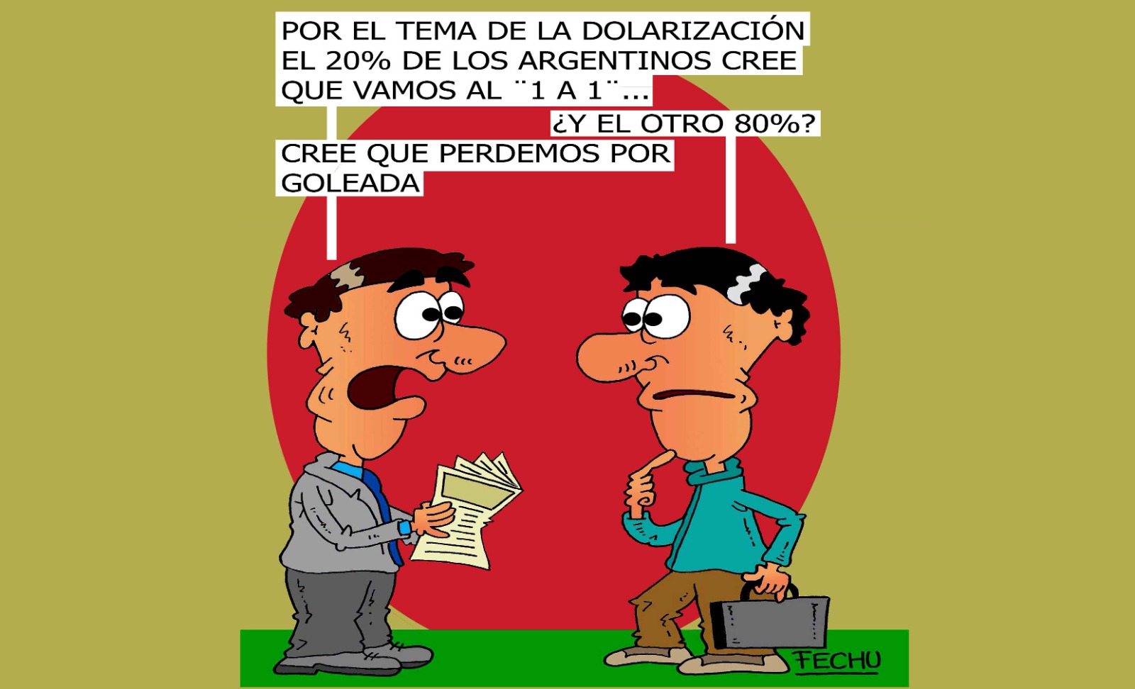 Perdiendo por goleada