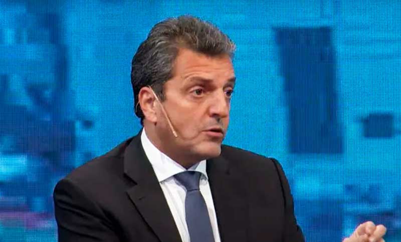 Massa: «Si soy presidente no van a pagar Impuesto a las Ganancias los trabajadores»