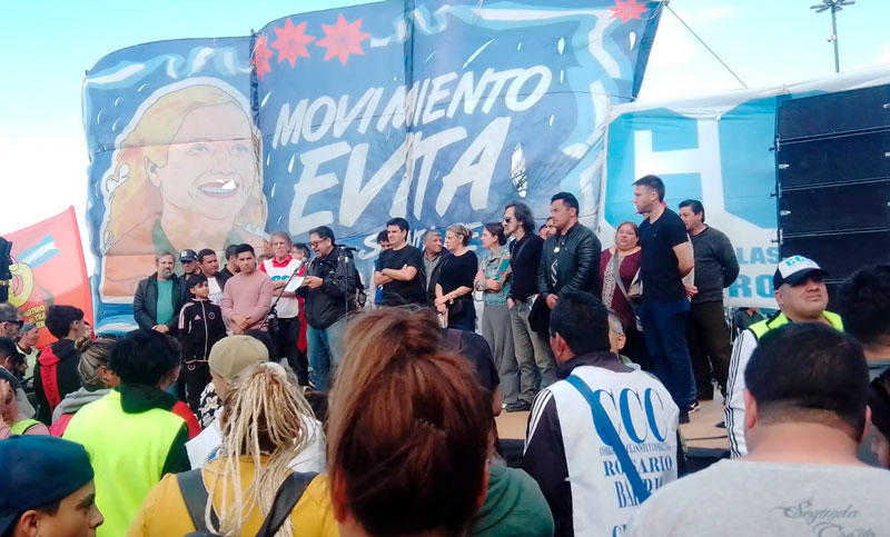 Acto en el Parque España: organizaciones sociales brindaron su apoyo a la candidatura de Sergio Massa