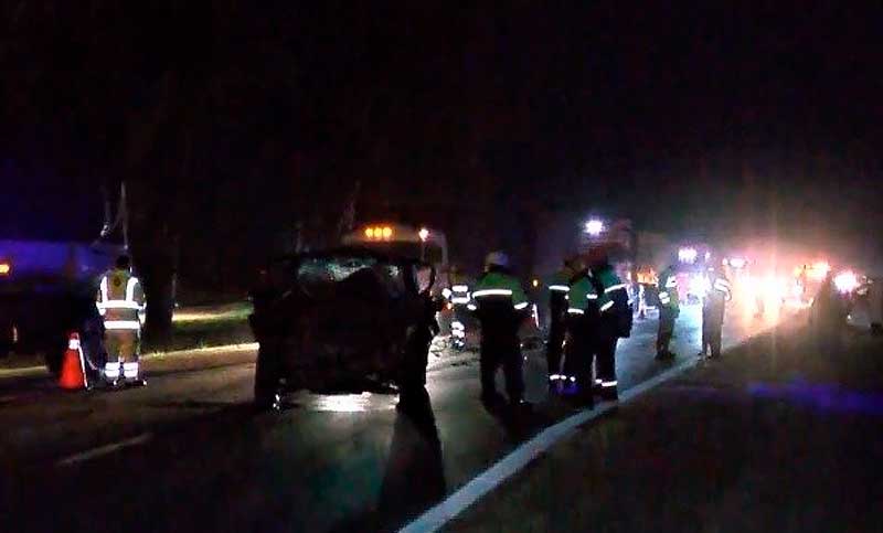 Un hombre murió en un choque en cadena en la autopista a Córdoba