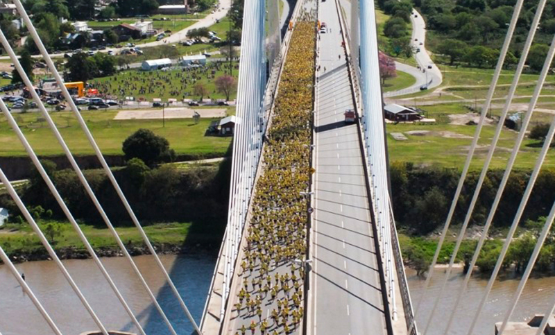 El domingo se corre la Medio Maratón del Puente