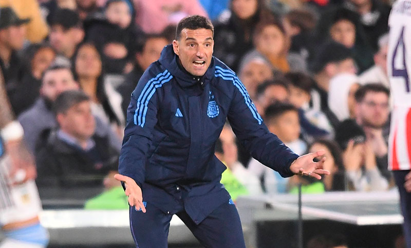 Scaloni: «La sensación es que el equipo hizo un gran partido»