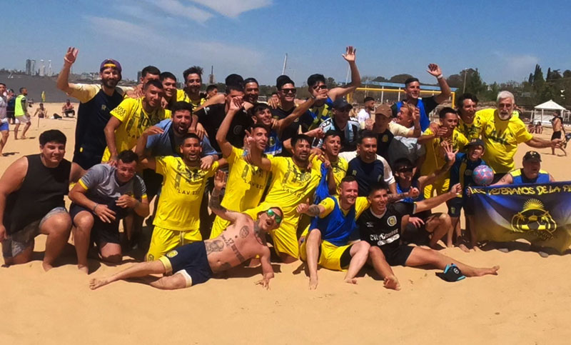 Central se quedó con el clásico de fútbol playa