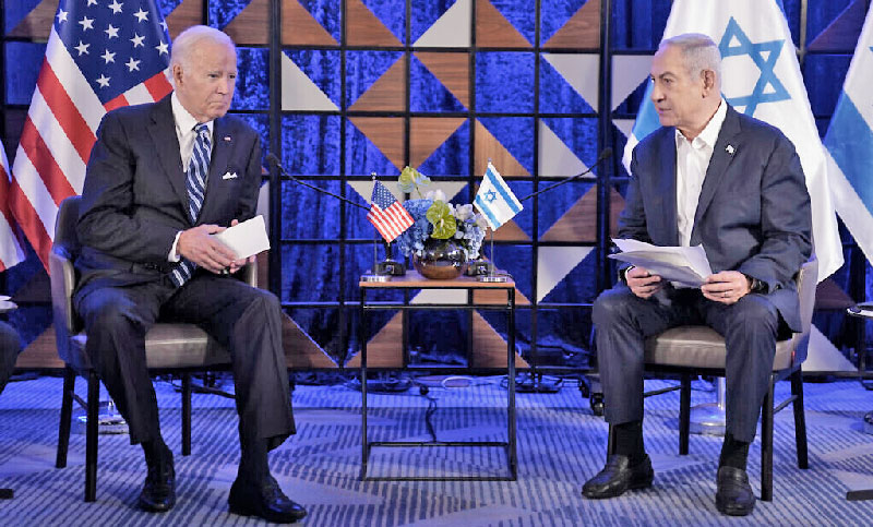 Biden llegó a Tel Aviv y avaló la versión israelí sobre el ataque a un hospital en Gaza